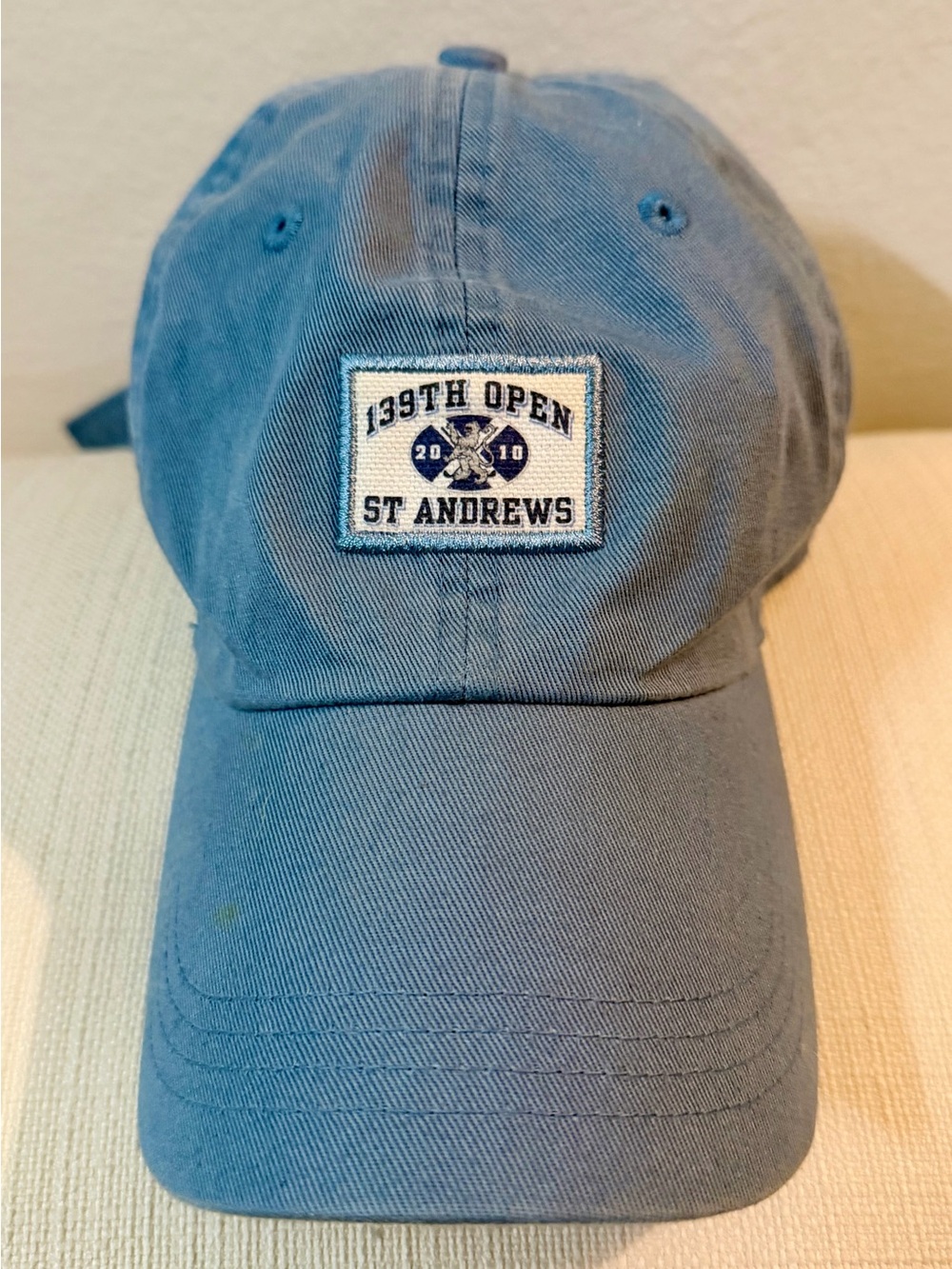 2010 139th Open St Andrews AHEAD Golf Hat Blue Adjustable Cap Rare